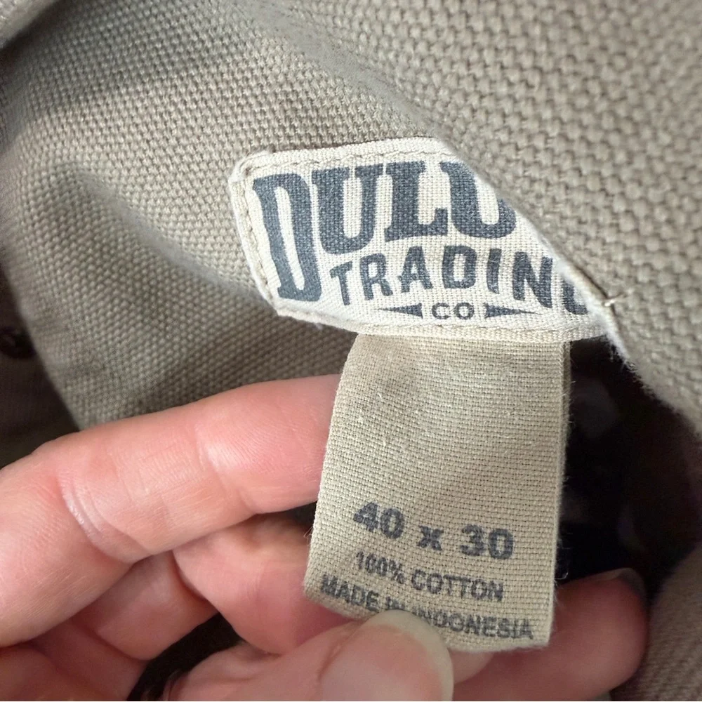 Duluth Trading Men's Tan Jeans Size 40x30 100% Cotton Pants